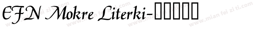 EFN Mokre Literki字体转换